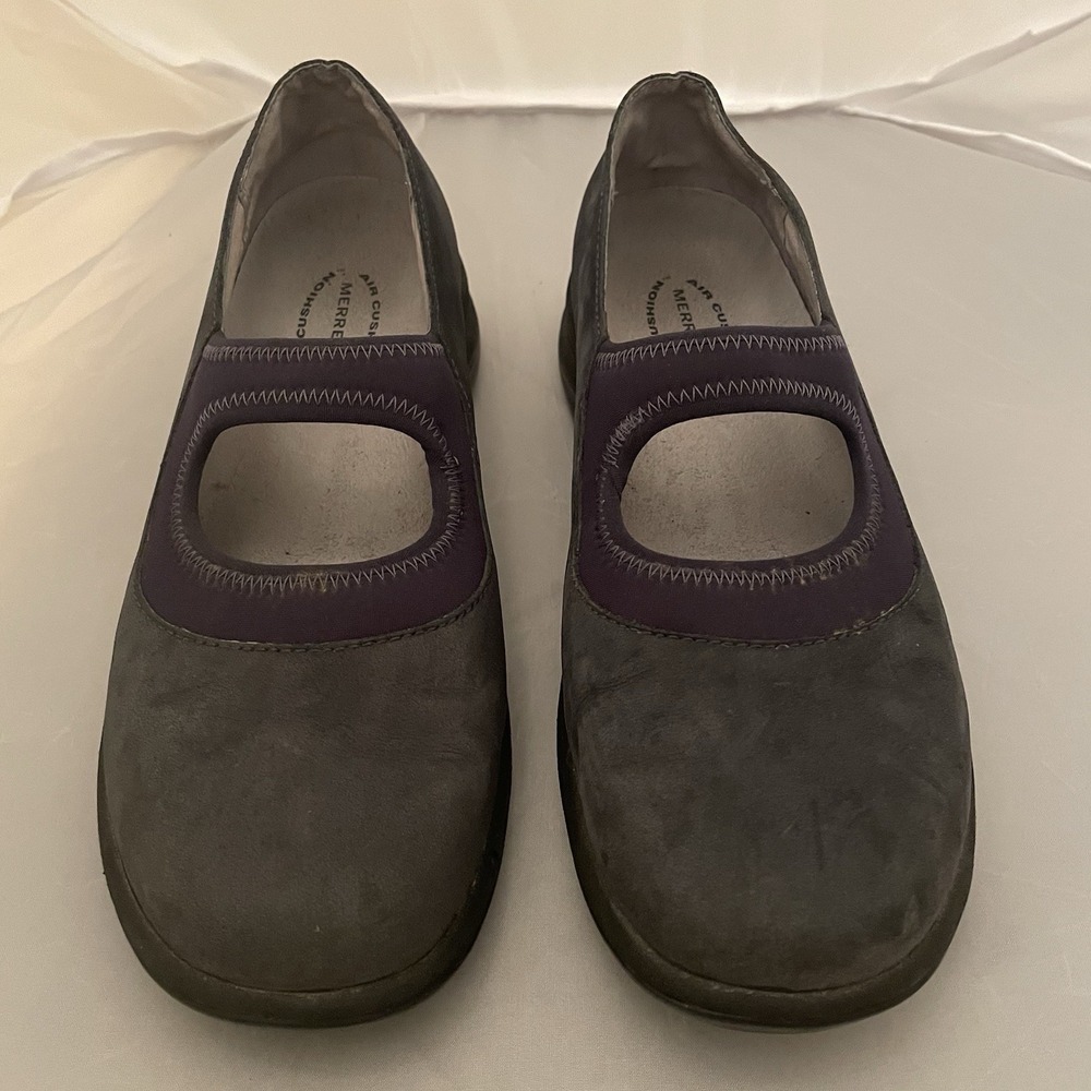 Merrell Topo Tango Womens Mary Janes Navy Blue Slip On Shoes Womens Sz 7.5